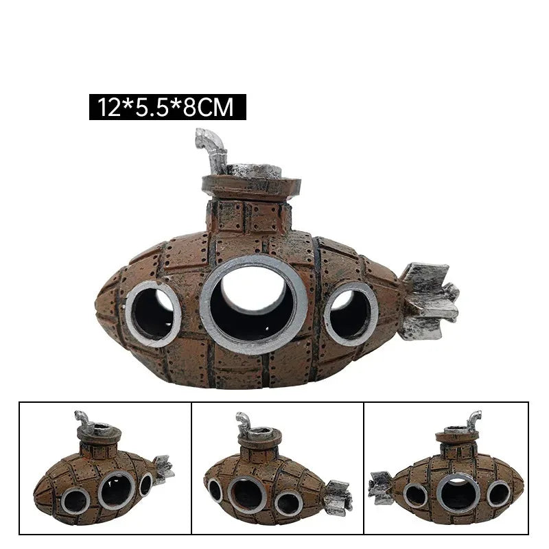 LoryPets Deep-Sea Submarine Decor