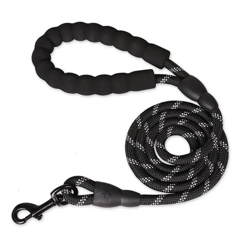 LoryPets Durable Reflective Dog Leash – Comfortable Padded Traction Rope