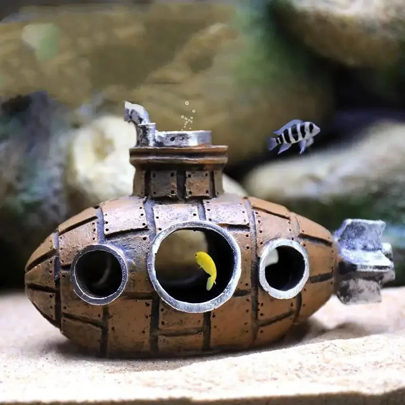 LoryPets Deep-Sea Submarine Decor