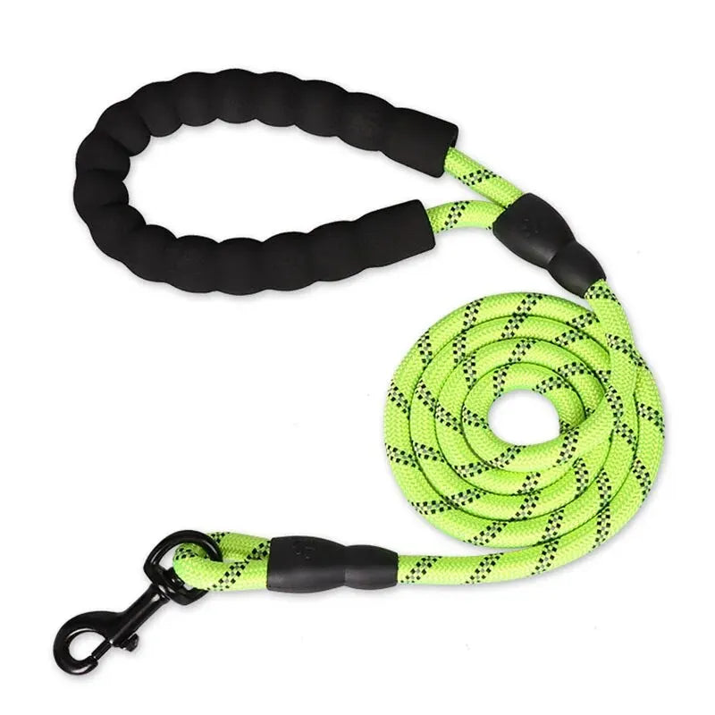 LoryPets Durable Reflective Dog Leash – Comfortable Padded Traction Rope
