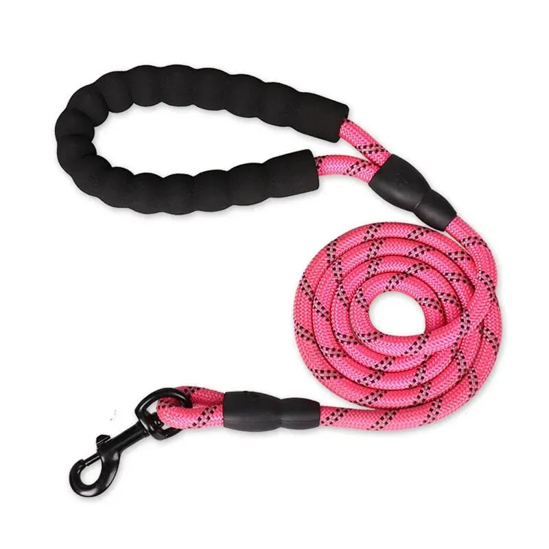 LoryPets Durable Reflective Dog Leash – Comfortable Padded Traction Rope