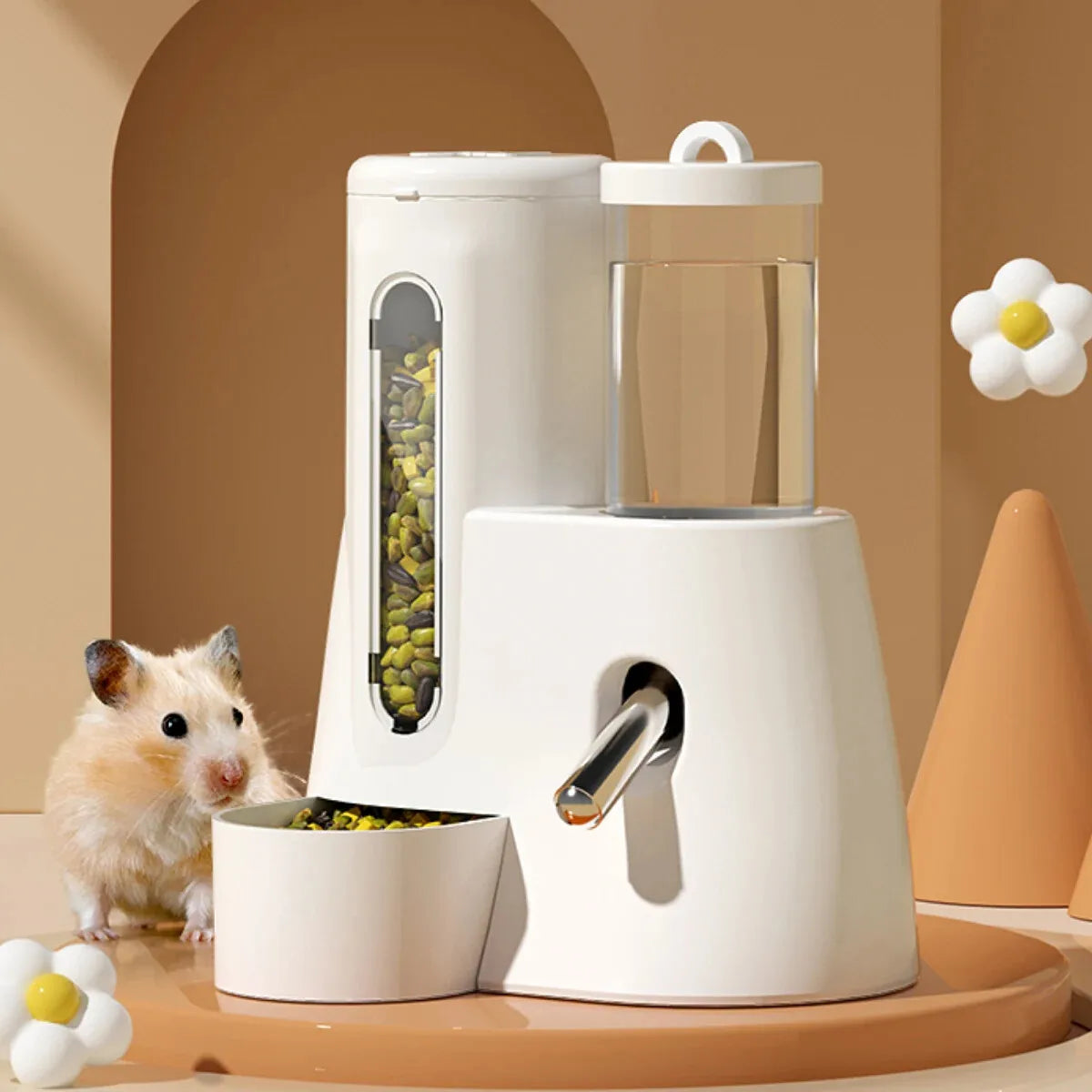LoryPets 2-in-1 Small Pet Feeding Station