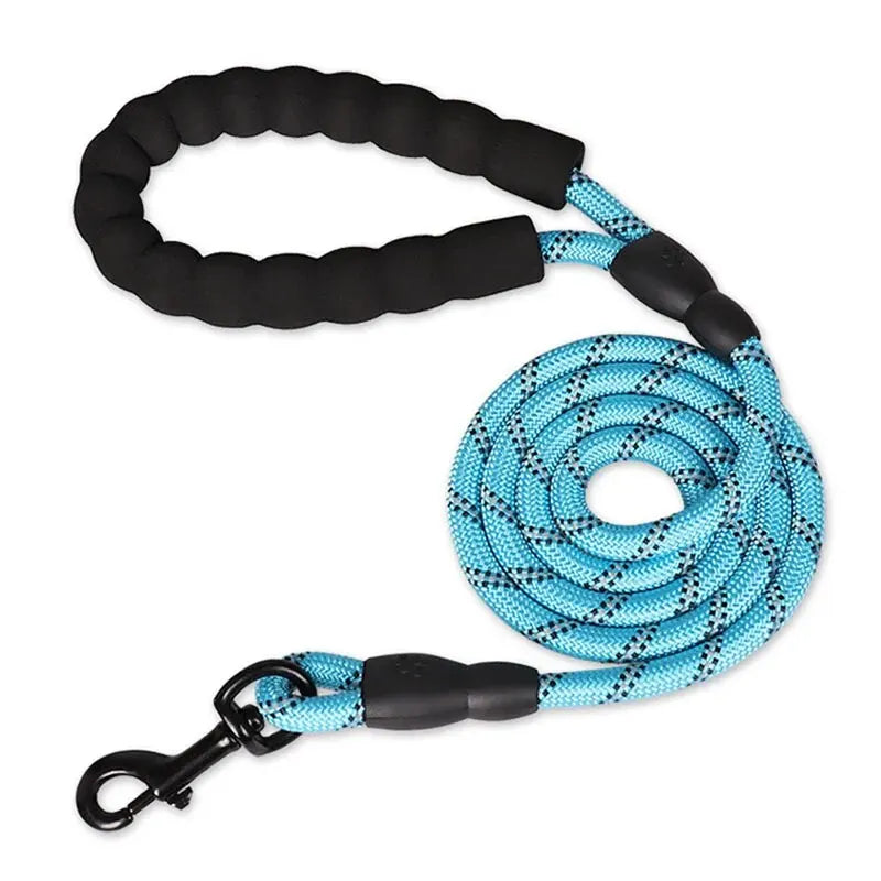 LoryPets Durable Reflective Dog Leash – Comfortable Padded Traction Rope