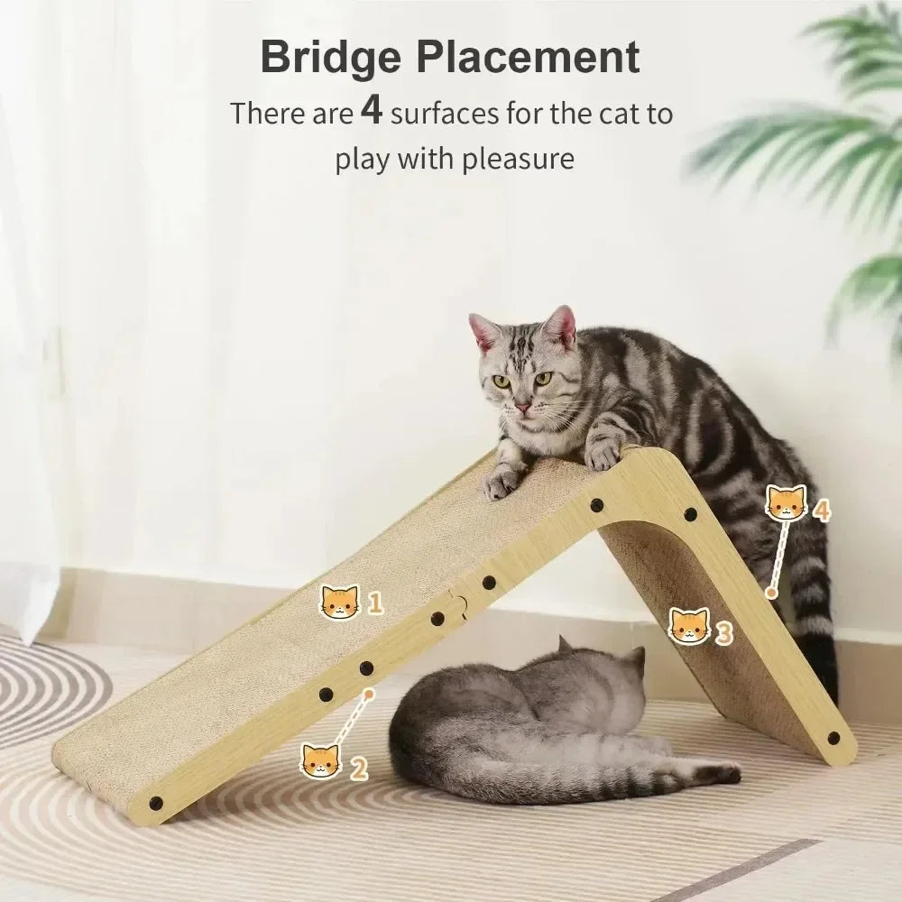 LoryPets L-Shaped Vertical Cat Scratcher – Heavy Duty Furniture Protector