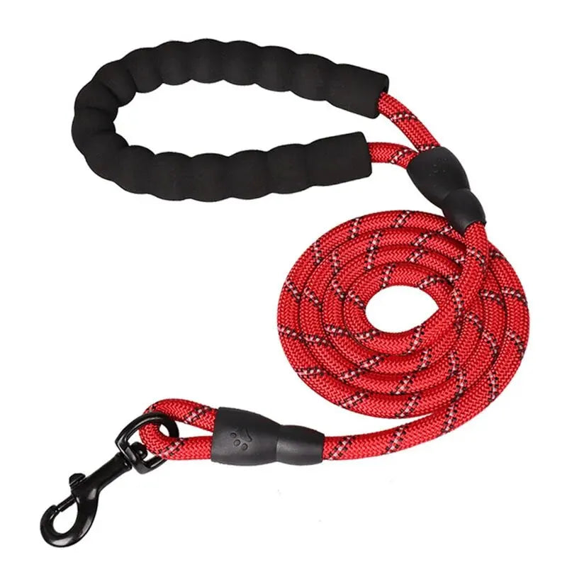 LoryPets Durable Reflective Dog Leash – Comfortable Padded Traction Rope