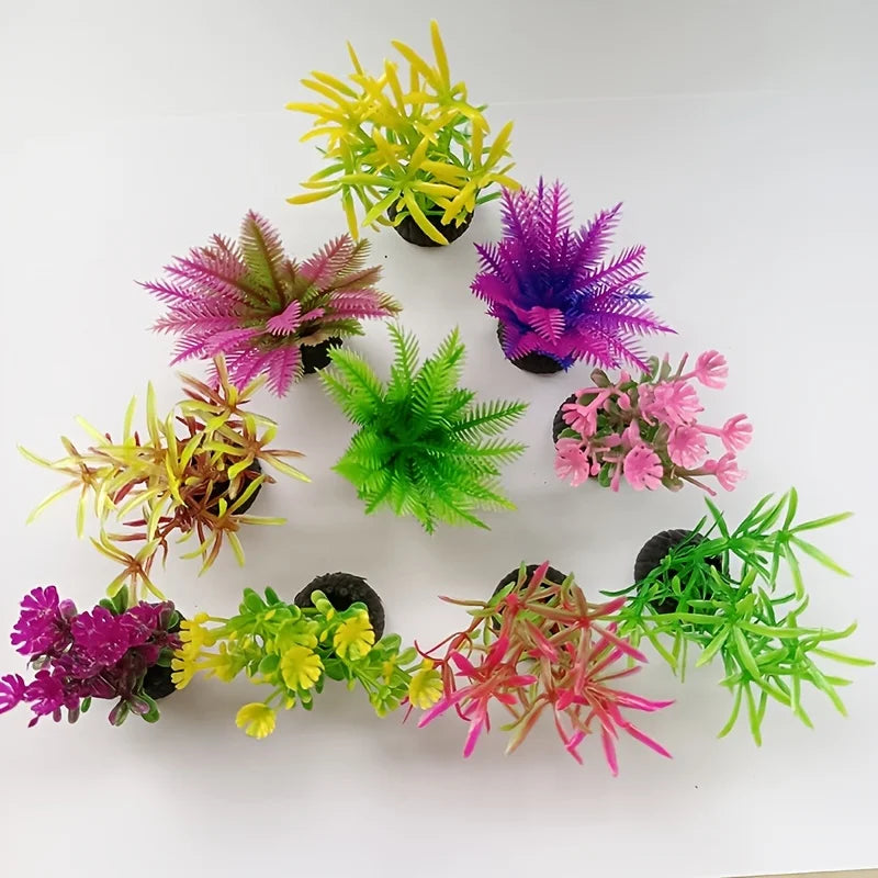 LoryPets 10-Pack Vibrant Aquatic Plants