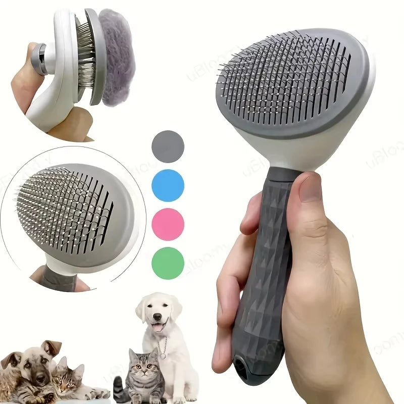 LoryPets Essential Self-Cleaning Pet Brush