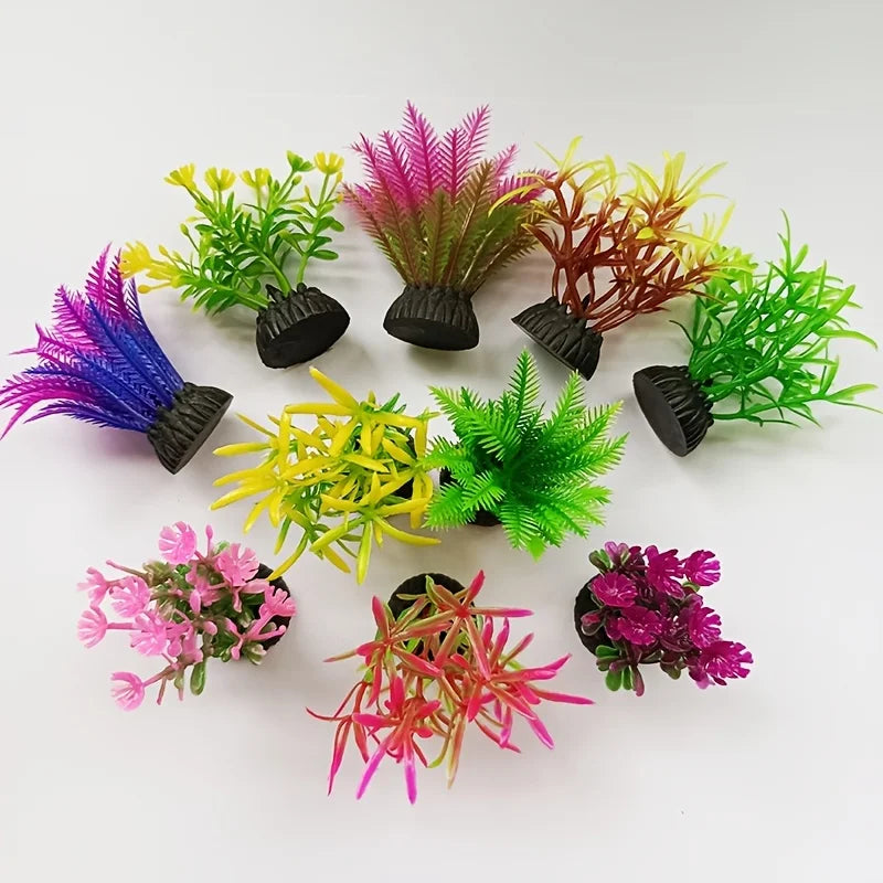 LoryPets 10-Pack Vibrant Aquatic Plants
