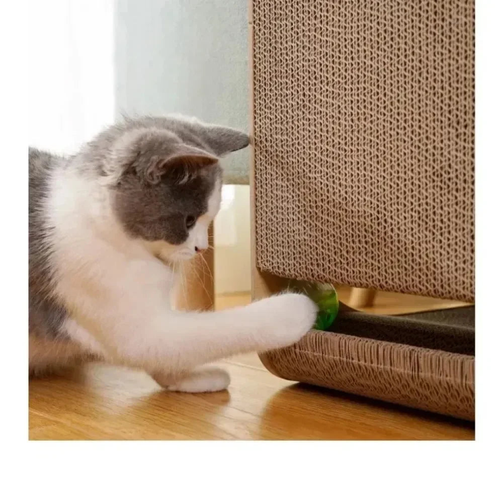 LoryPets L-Shaped Vertical Cat Scratcher – Heavy Duty Furniture Protector