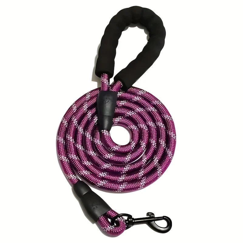 LoryPets Durable Reflective Dog Leash – Comfortable Padded Traction Rope