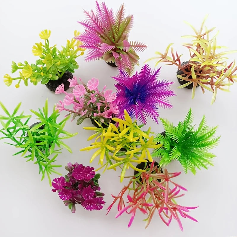 LoryPets 10-Pack Vibrant Aquatic Plants